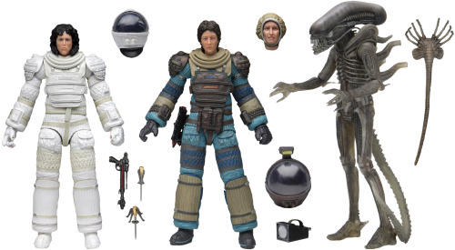 brokehorrorfan:NECA will releases its fourth wave of Alien toys celebrating the film’s 40th an