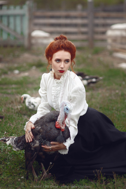 “The Witch and her goats.“ Part IThe Witch turns bad men into farm animals  Photo - Yulia Glaz