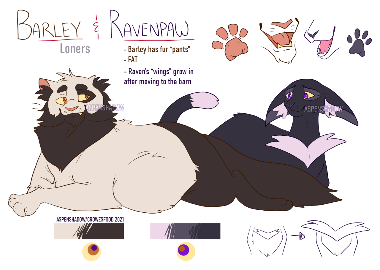 Warrior Cat Designs — Ravenpaw