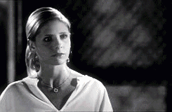 marshmallow-the-vampire-slayer:  I’m the Slayer. Slay-er. Chosen One. She-who-hangs-out-a-lot-in-cemeteries?