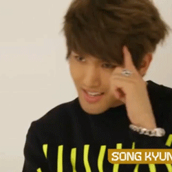 4ever-september:  3/∞ gifs of Kyungil making me want to jump off a cliff 