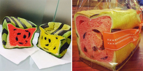 Taiwan’s Square Watermelon Bread