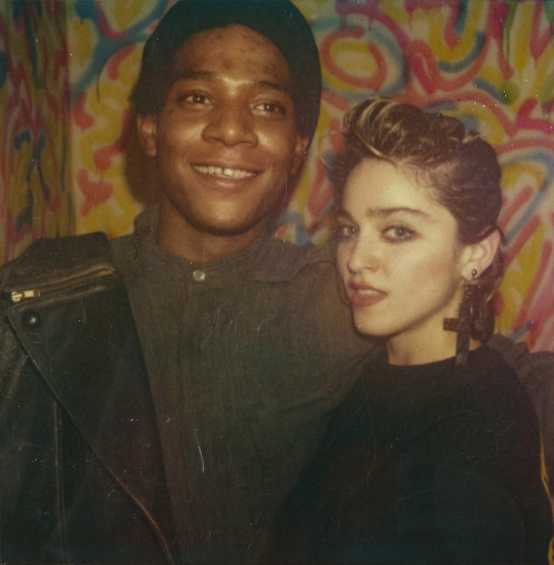 twixnmix:Jean-Michel Basquiat and Madonna