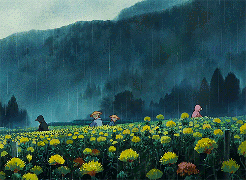 XXX geekygirl211:  Ghibli Rain; like memories photo
