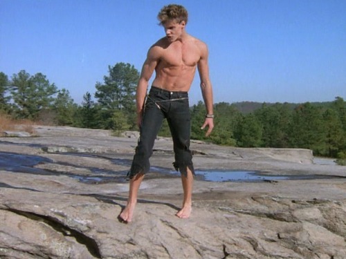 hunksploitation:  Craig Sheffer in Voyage of the Rock Aliens (dir. James Fargo, 1984) 
