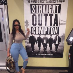 stephsdope:  Super DOPE movie #straightouttacompton  #HipHop #NWA 😎