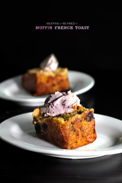 yummyinmytumbly:  BLUEBERRY SLAB-MUFFIN FRENCH