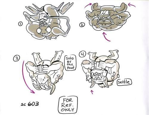 lizwuzthere:gravi-teamfalls:Shapeshifter transformations and special poses by Robertryan Cory. With 