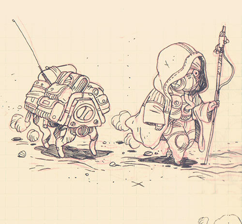 Same Space Stuffs Again.When I Have Freetime, I Can Only Draw Theses 2 Guys And Spaceships.