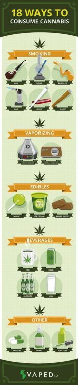 strainmaniac: 18 ways to consume cannabis