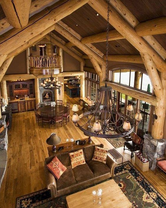 logcabinbureau:  Laughing Bear Lodge constructed by Loverde Builders Inc of Tahoe