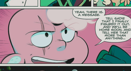 starberry-cupcake:Lars’ dreams in the SU comic (issues #25 & #28) / The Steven Universe Movie