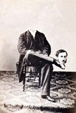 Bruno Braquehais - Homme décapité, c. 1850-1870. adult photos