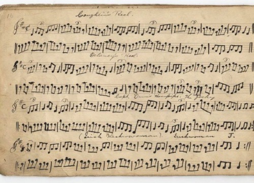Some tunes from one of the Dunn Family Collection manuscripts here at the archives. Might be hard to