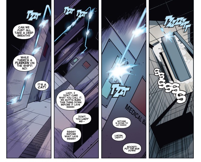 funnypages:  Chewie vs. Rocket Captain Marvel #2 