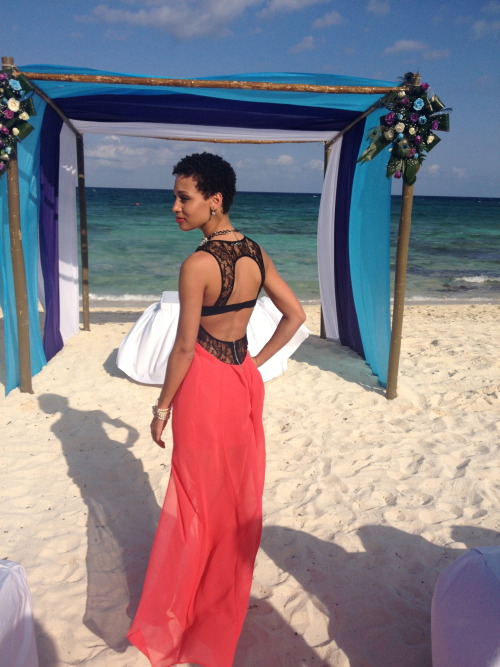 fiercenfabulous: Beach wedding in Mexico! Black Girls Killing It Shop BGKI NOW