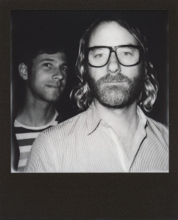 fckyeah-elvy:  Polaroids with EL VY “We caught up with Matt Berninger and Brent Knopf aka funky indie duo EL VY for some Impossible Polaroids and a bite of chocolate before their second sell out show at Electric Ballroom in London.” BW 2.0 Impossible