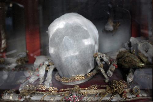 Head of St. Clementia (147 AD) @ the Unsere liebe Frau Church, Bruneck.&gt; Photo by Anagoria (2013)