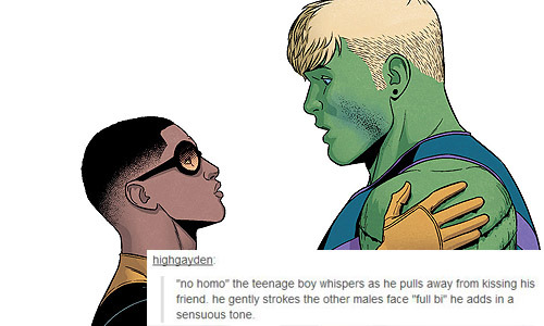 Porn photo superheromen:  Marvel, Wiccan, Hulkling,