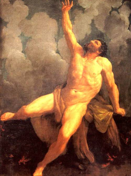 nataliakoptseva: Guido Reni  self-immolation of Hercules on Mount Eta