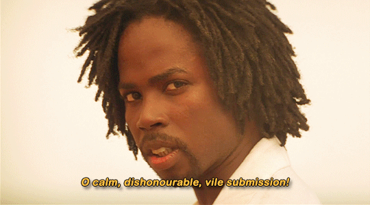 jumpingjacktrash:  vastderp:  e-ripley:   Harold Perrineau as  Mercutio in Romeo