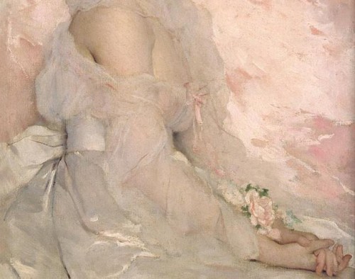 paintingispoetry:Charles Joshua Chaplin, Reviere detail, ca. 1850-90