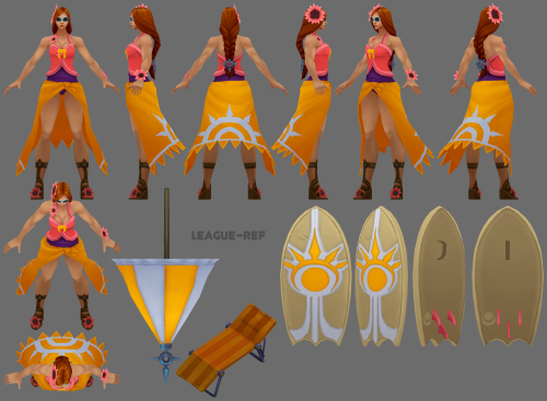 Leona (Chromas included) High res: Base | Valkyrie | Defender | Iron Solari | Pool Party | Project |