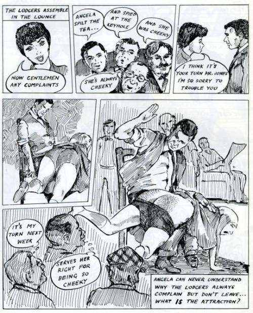 afirmhand: Spankers End - cartoon strip by Ron Baker