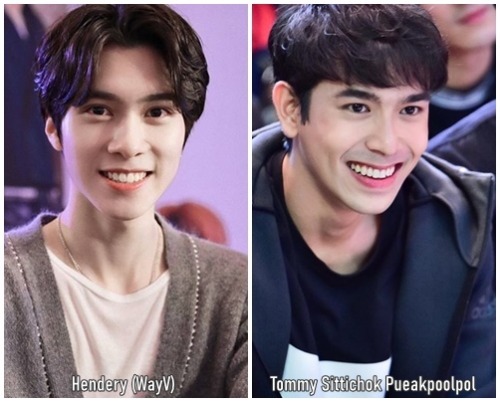 Hendery (WayV)  X Tommy Sittichok Pueakpoolpol (Thai actor)