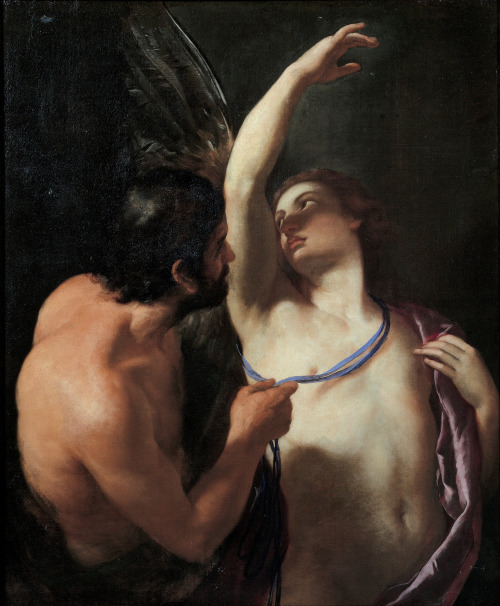 givemesomesoma:  Andrea Sacchi: Daedalus and Icarus, c. 1645. 
