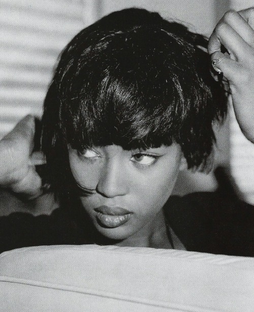 rovrsi:  naomi campbell in ‘fight knight’ by bruce weber for vogue us, dec 1989.