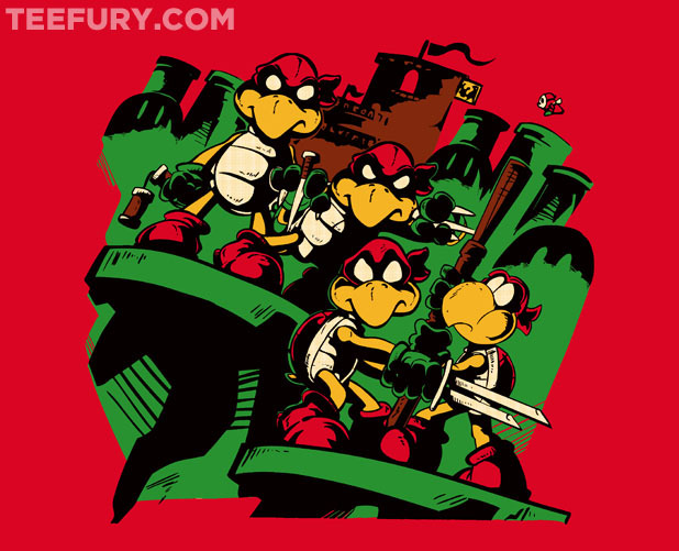 gamefreaksnz:  Teenage Koopa Ninja Bros by Craig Tucker - For sale on February 20th
