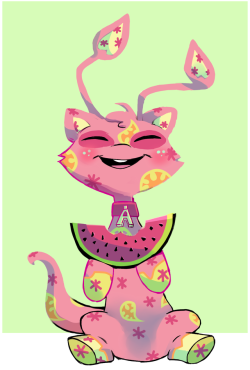 gay-lutari: disco aisha eating sum wotermelon