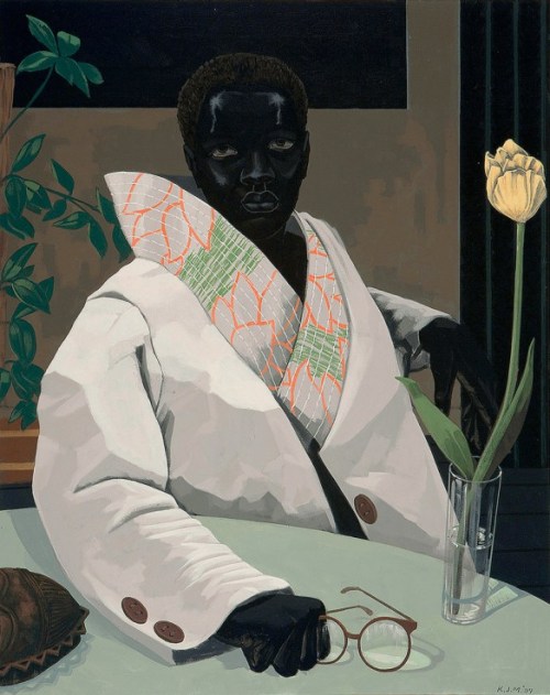 darksilenceinsuburbia: Kerry James Marshall I saw the first painting at a museum in Chicago wow wow