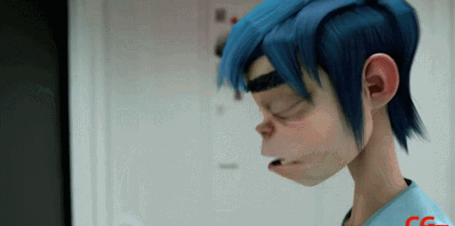 elvendorkalbarn:Jamie imitating 2D in the making of Do Ya Thing