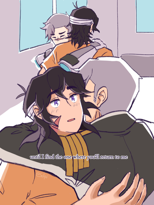 attheendofsummer: 25 Lives x Sheith AUpaired with this beautiful fic for the prompt party on twitter