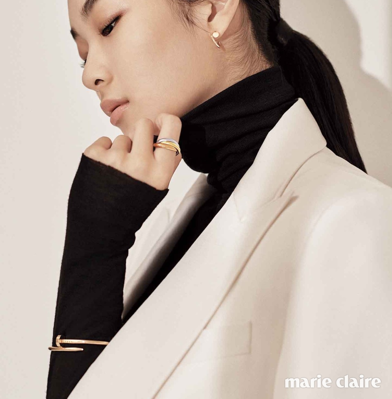 koreanmodel:Kim Eun Hae by Kim Hyung Sik for Marie Claire Korea Jan 2017