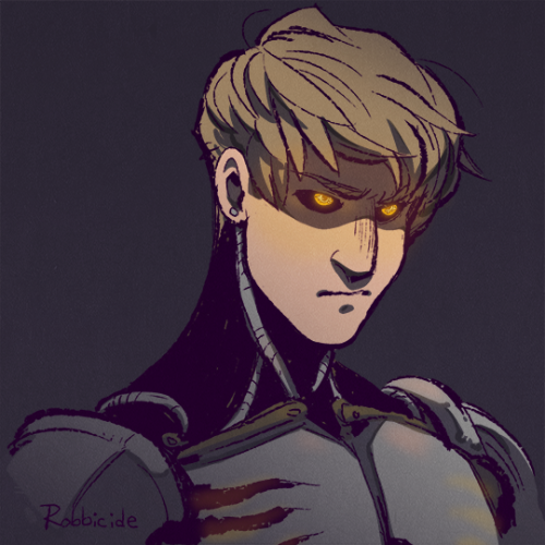 i rewatched opm and i love this rude borg so here’s a genos