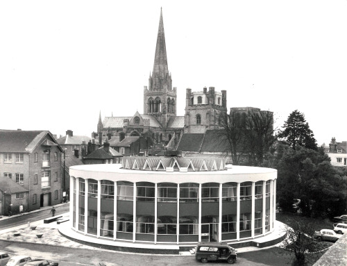 modernism-in-metroland: West Sussex Library, Tower Street, Chichester, West Sussex (1965-6) by F.R. 