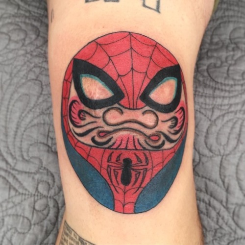 Gave ol @jezzeryoung a Spidey Daruma for Stan Lee. I have lots of time available. Designs in my high