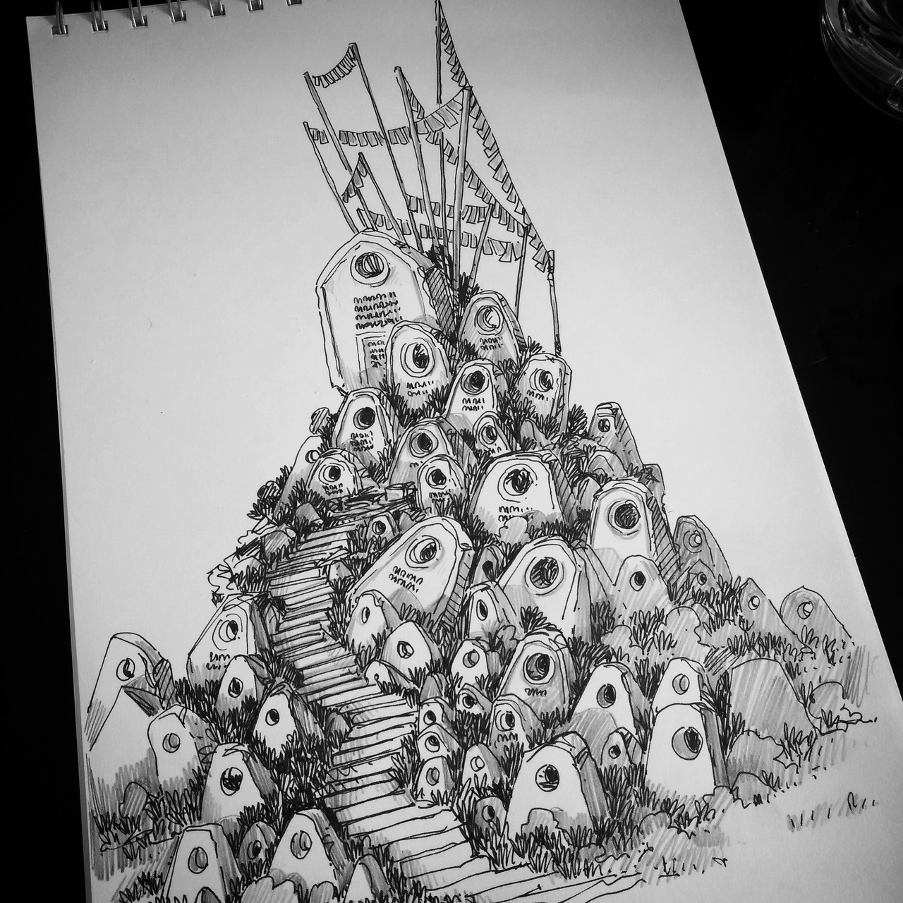 artbytal:  Places beyond the border, the hold creatures beyond our understanding.