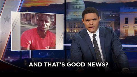 thedailyshow:  Trevor responds to Milwaukee County Sheriff David A. Clarke Jr.’s comments about “Blue Lives Matter” at last night’s RNC.