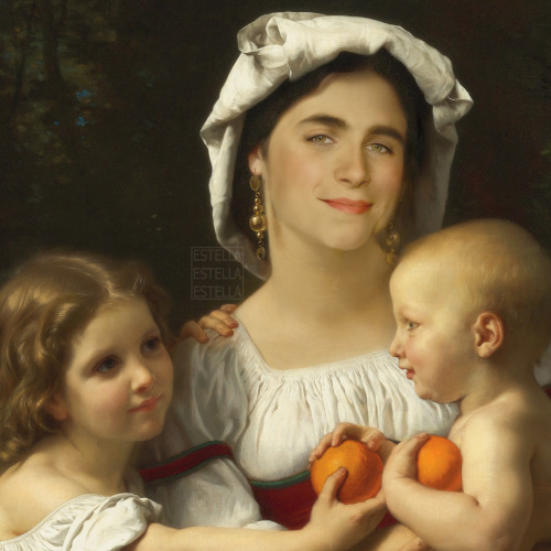 estellaestella: Timothee edited into Les oranges by William Bouguereau (1865)