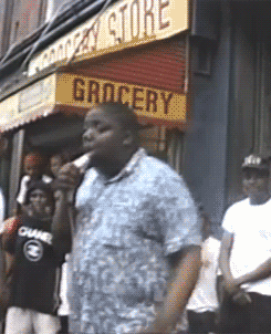 hiphopium:  Biggies first recorded freestyle 