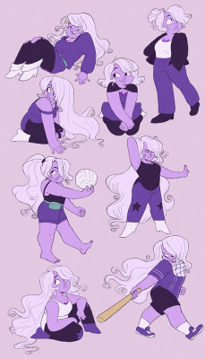chizzi-cat:Oh Amethyst, you have so many looks &lt;3 &lt;3 &lt;3