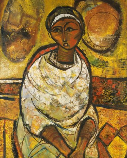 Hallucination, 1961 by Alexander “Skunder” Boghossian, Ethiopia. Oil on canvas. Since it’s Black His