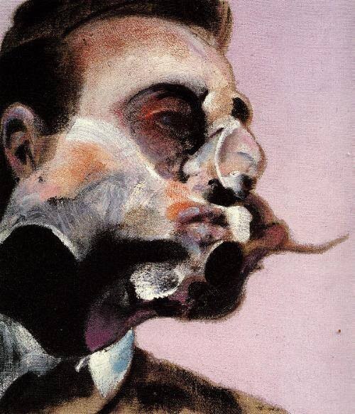 leaddust:  “All colours will agree in the dark”Francis BaconStudy for a Portrait of George Dyer, c.1969.  