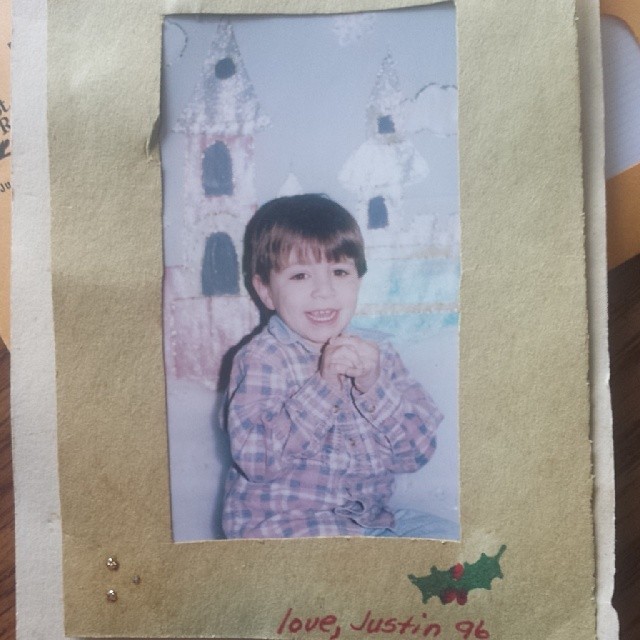 Little Justin Vieira, back in the preschool era. #throwback #preschool #circa96