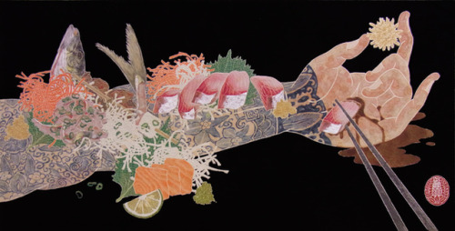 hifructosemag: Painter Hiroomi Ito uses traditional means to produce contemporary scenes and ideas. 