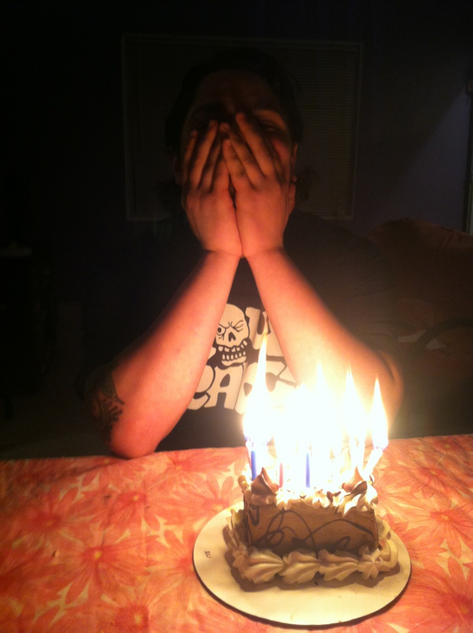 Baby boy &amp; the cake he got for me :3